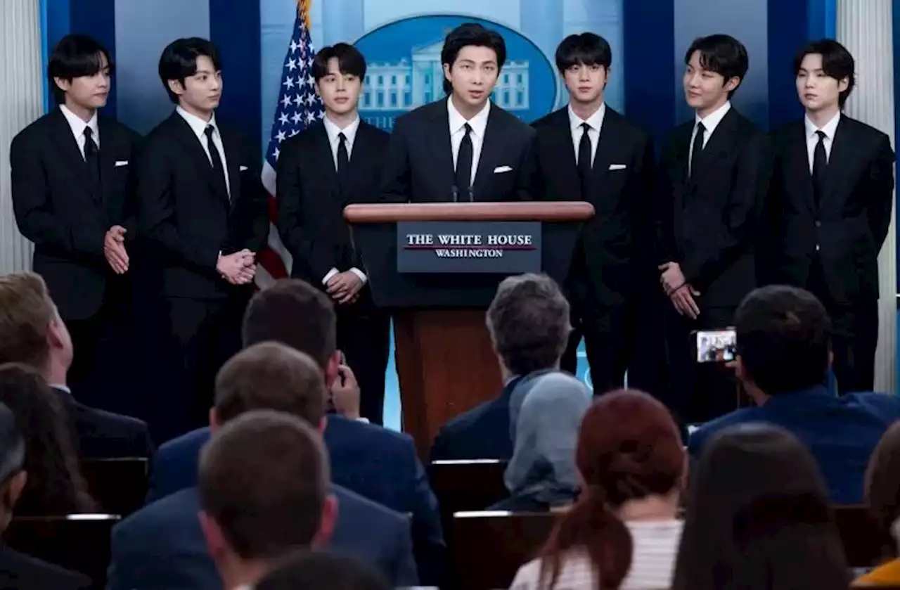 BTS fans frenzied over group's White House appearance