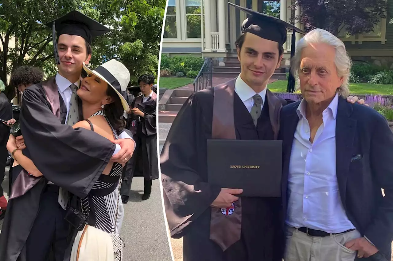 Catherine Zeta-Jones and Michael Douglas’ son graduates from Brown University