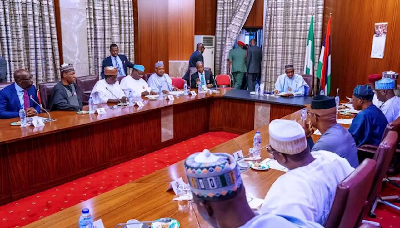 Presidential Primary: Buhari meets Adamu, APC governors