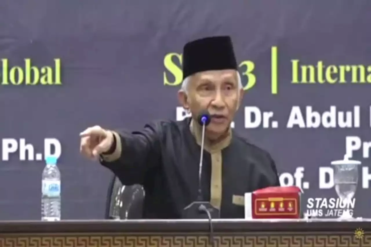 Amien Rais Bicara Islam dan Islamophobia, Begini Pandangannya