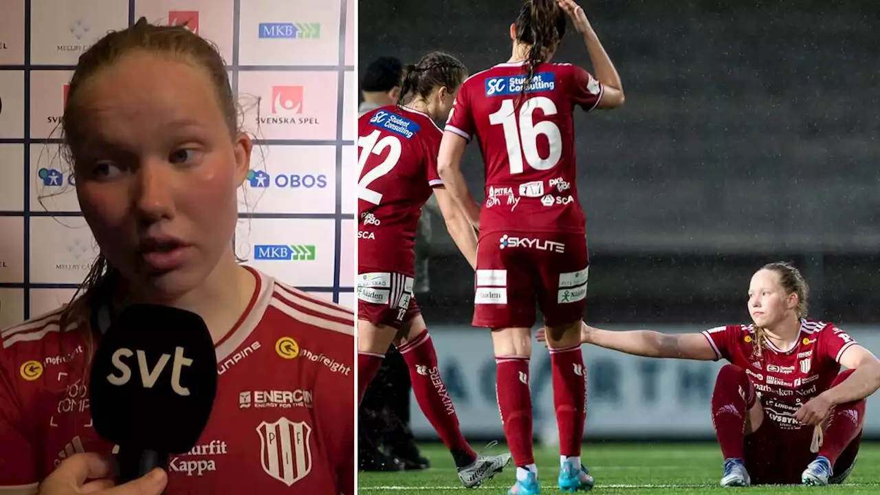 Fotboll: Eiriksdottir efter nya förlusten: ”Jag är så jävla besviken”