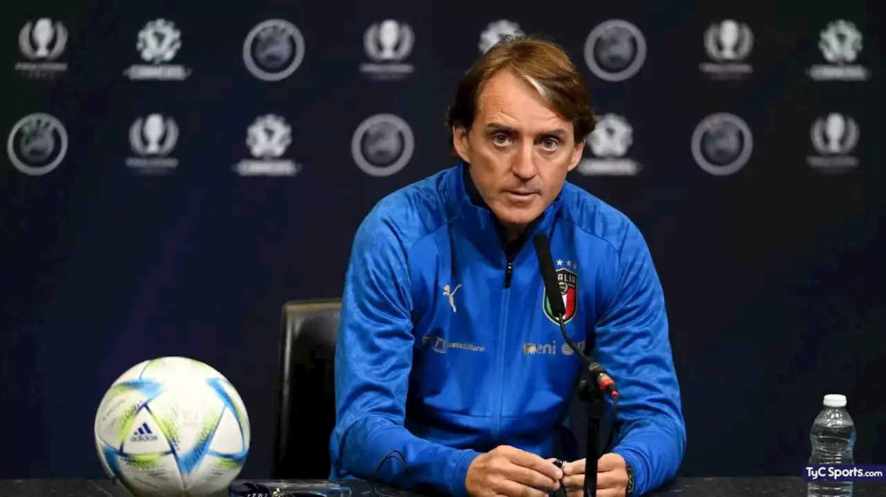 El particular comentario de Mancini, DT de Italia, sobre la Finalissima ante la Selección Argentina - TyC Sports