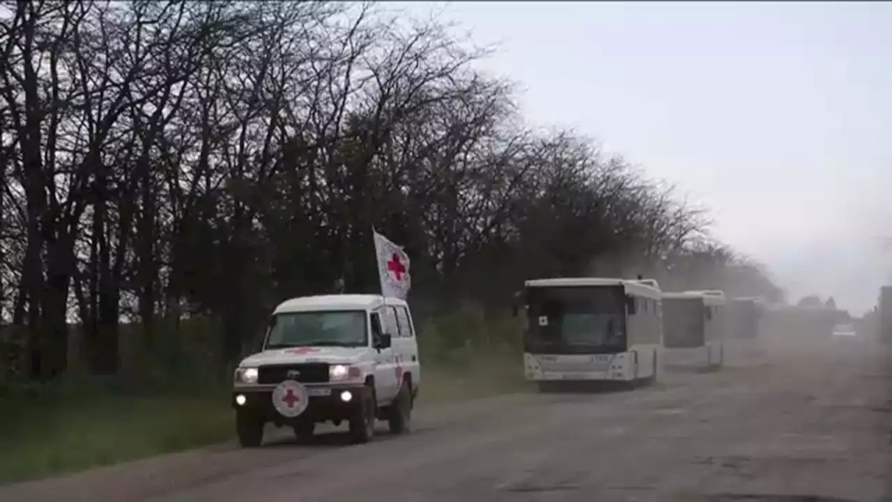 Russia storms Mariupol steel mill as some civilians evacuated from bombed-out plant reach safety