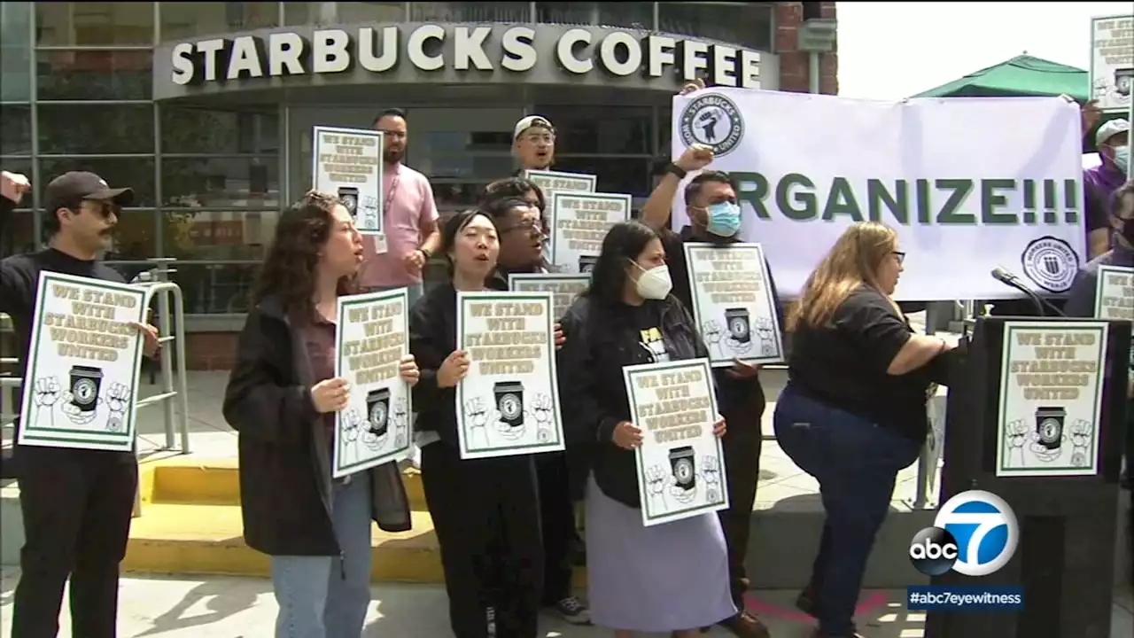 Starbucks workers in Little Tokyo join push to unionize