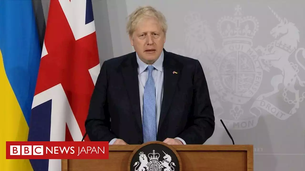 ジョンソン英首相、ウクライナ議会にビデオ演説 西側の対応遅すぎたと - BBCニュース