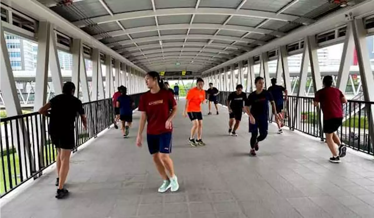 Tim Thomas-Uber Indonesia Latihan Ringan di Bangkok