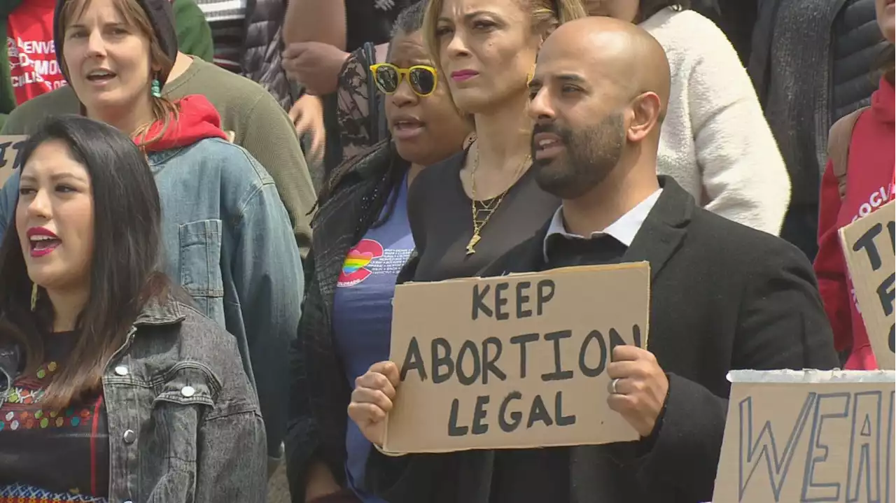 Crowd Gathers At State Capitol Amid Possible Nationwide Restrictions To Abortion Access