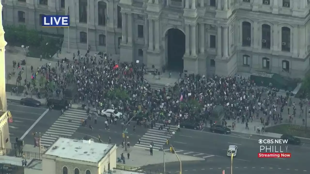 Hundreds Rally Outside Philadelphia City Hall To Defend Roe V. Wade