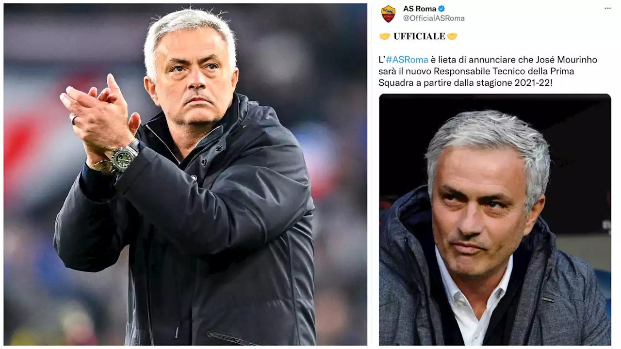 Roma, un anno dall’annuncio di Mourinho: i tifosi scatenati sui social