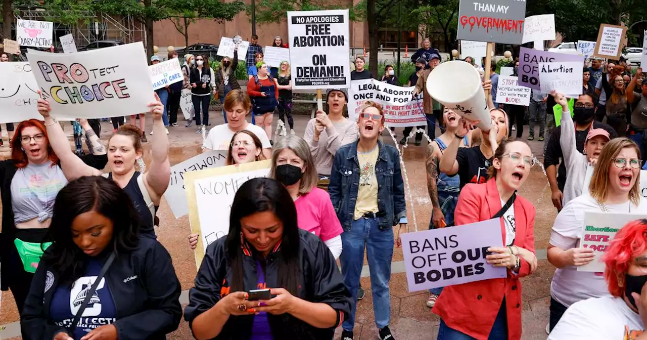 Protesters gather in Dallas to decry Supreme Court’s draft opinion on abortion