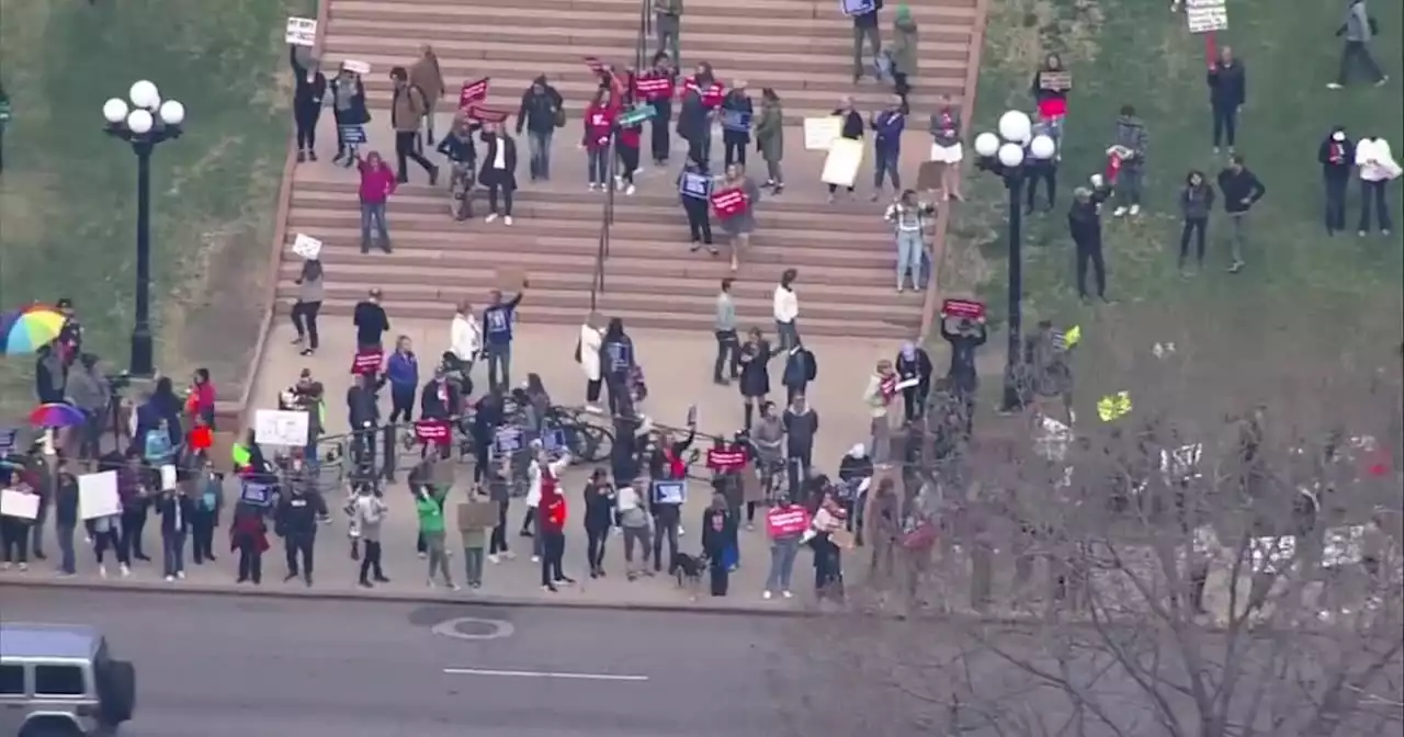 Coloradans gather at State Capitol to protest U.S. Supreme Court's draft opinion