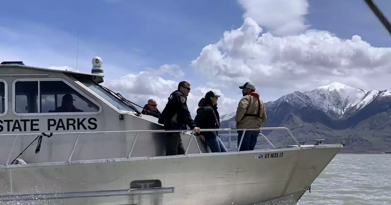 Utah leaders visit Great Salt Lake to see its decline and what can be done to save it