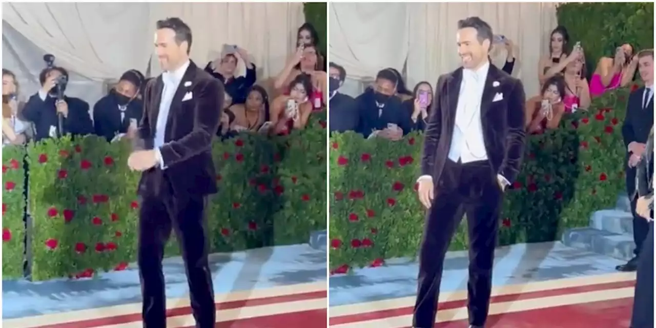 This Video of Ryan Reynolds Clapping for Blake Lively's Met Gala Dress Reveal Is So Pure