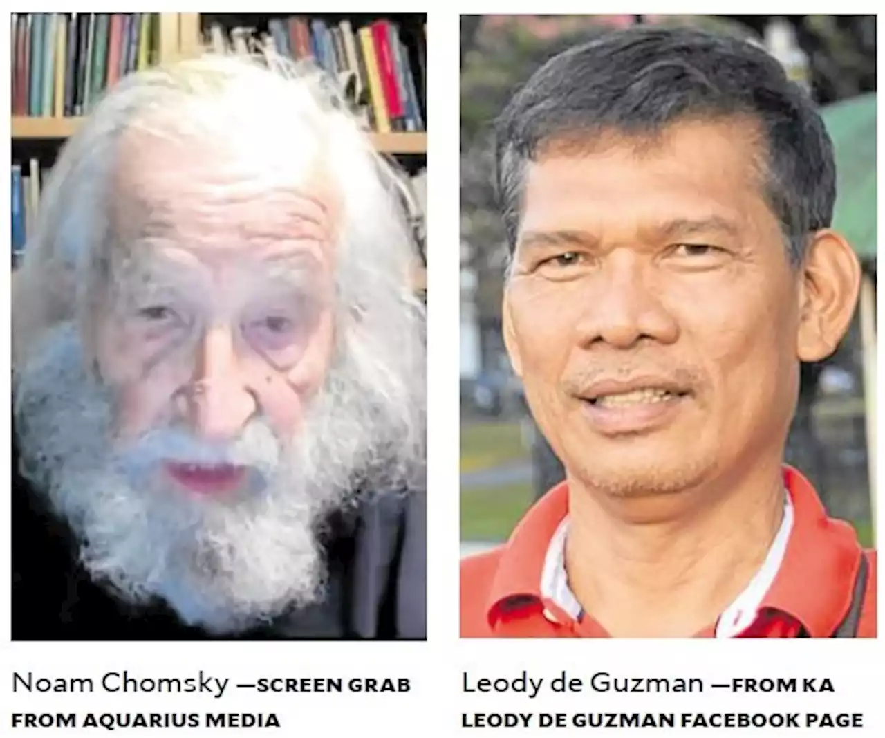 Ka Leody, Walden gain endorsement from US intellectual Chomsky