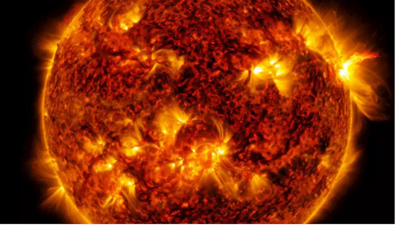 NASA captures image of moderate solar flare as it erupts on the Sun