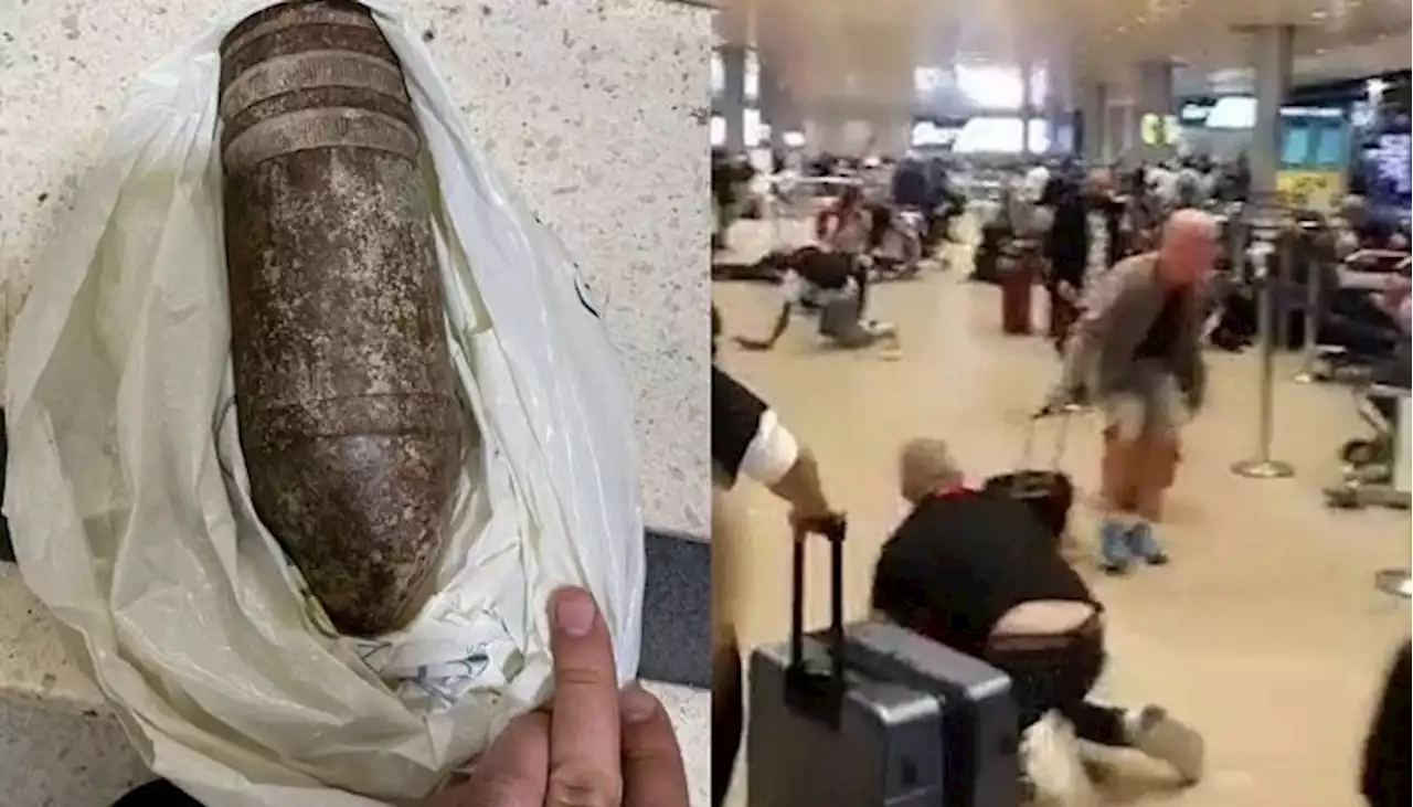 بم بطور سووینئر لے جانے والا امریکی خاندان مشکل میں پھنس گیا