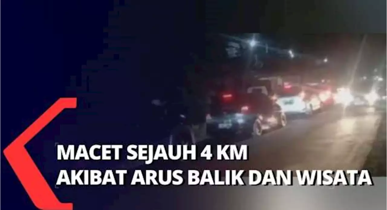 Arus Balik Sebabkan Kemacetan 4 KM di Jalan Poros Menuju Makassar