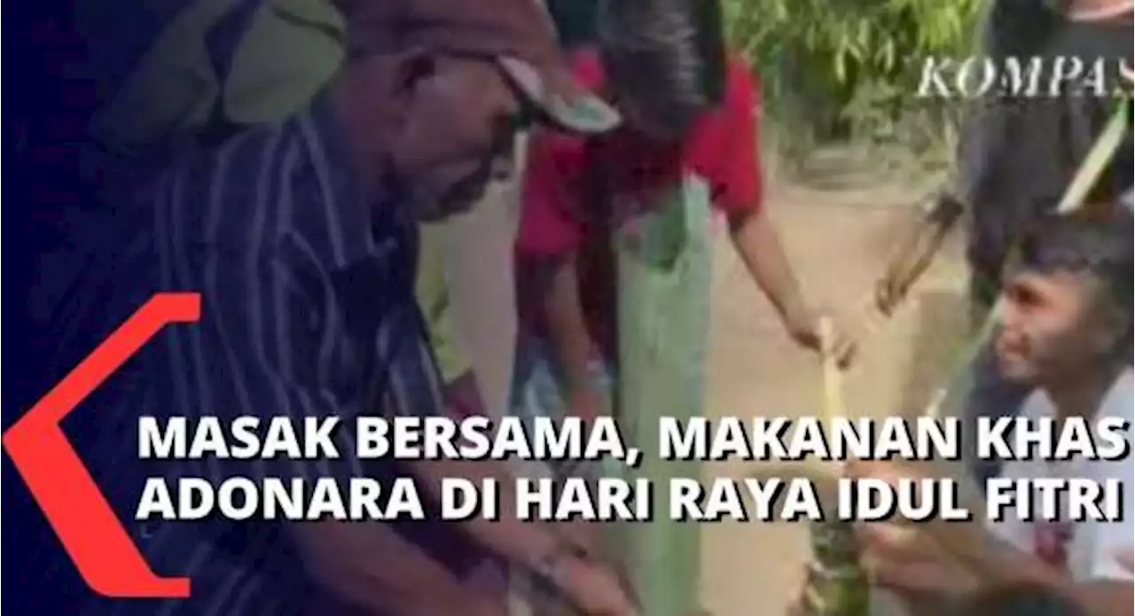 Masak Bersama Makan Bersama, Jadi Tradisi di Adonara Pada Hari Raya Idul Fitri