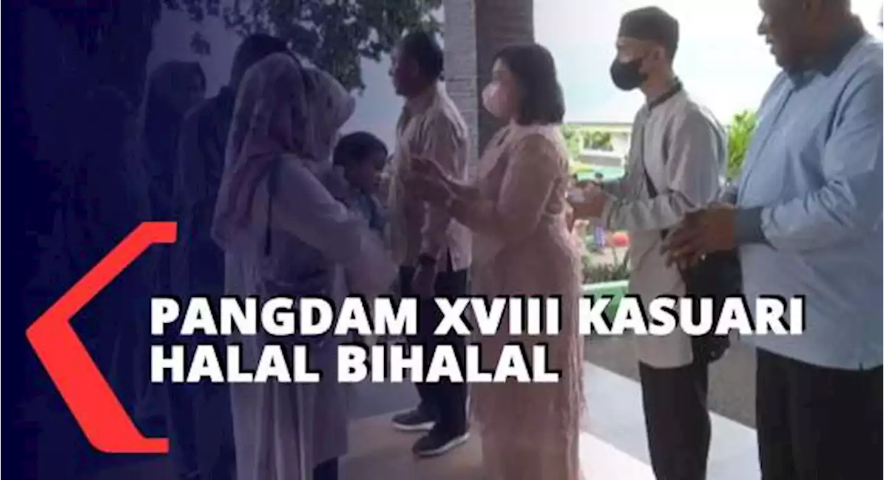 Pangdam XVIII/Kasuari Turut Merayakan Hari Raya Idul Fitri Bersama Prajurit Dan Keluarga Di Makodam