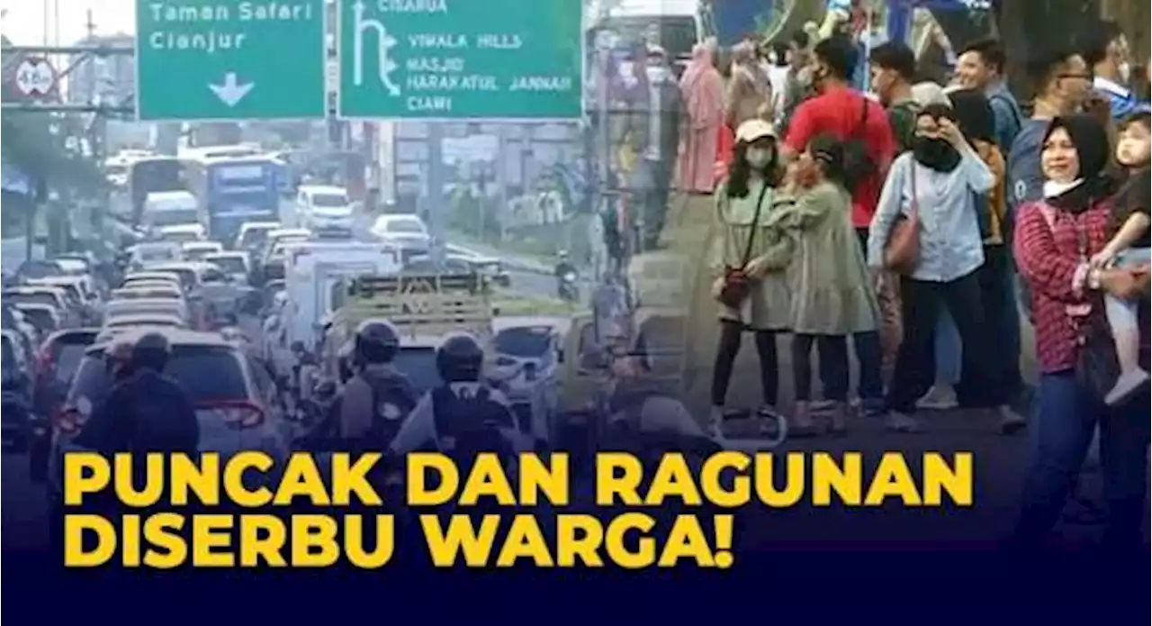 Situasi Lalin Puncak dan Ragunan Hari Ketiga Lebaran: Macet dan Diserbu Warga Sejak Pagi