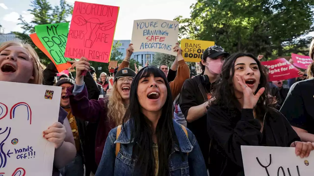 Pro-choice advocates at Utah rally pledge to fight after leaked Supreme Court draft opinion