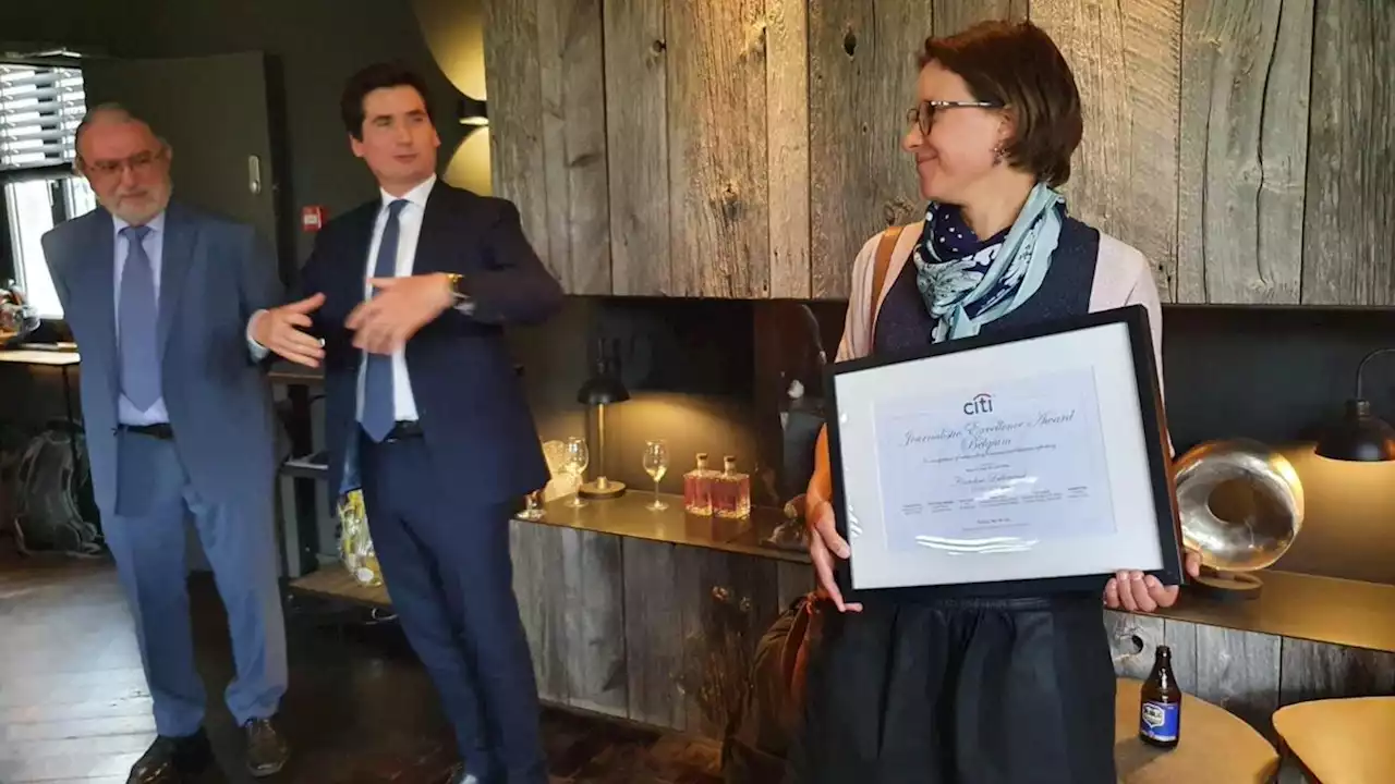 Caroline Lallemand remporte le Citi Journalistic Excellence Award 2022