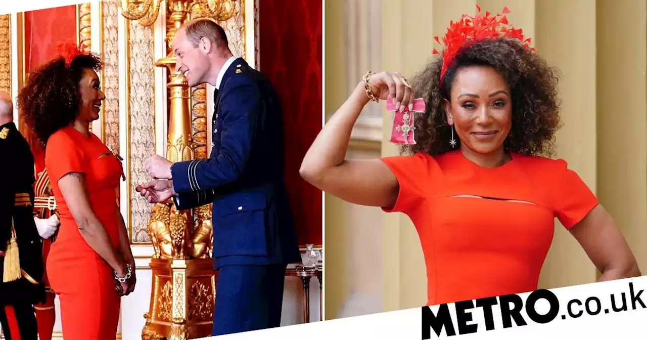 Mel B dedicates MBE to survivors of domestic abuse