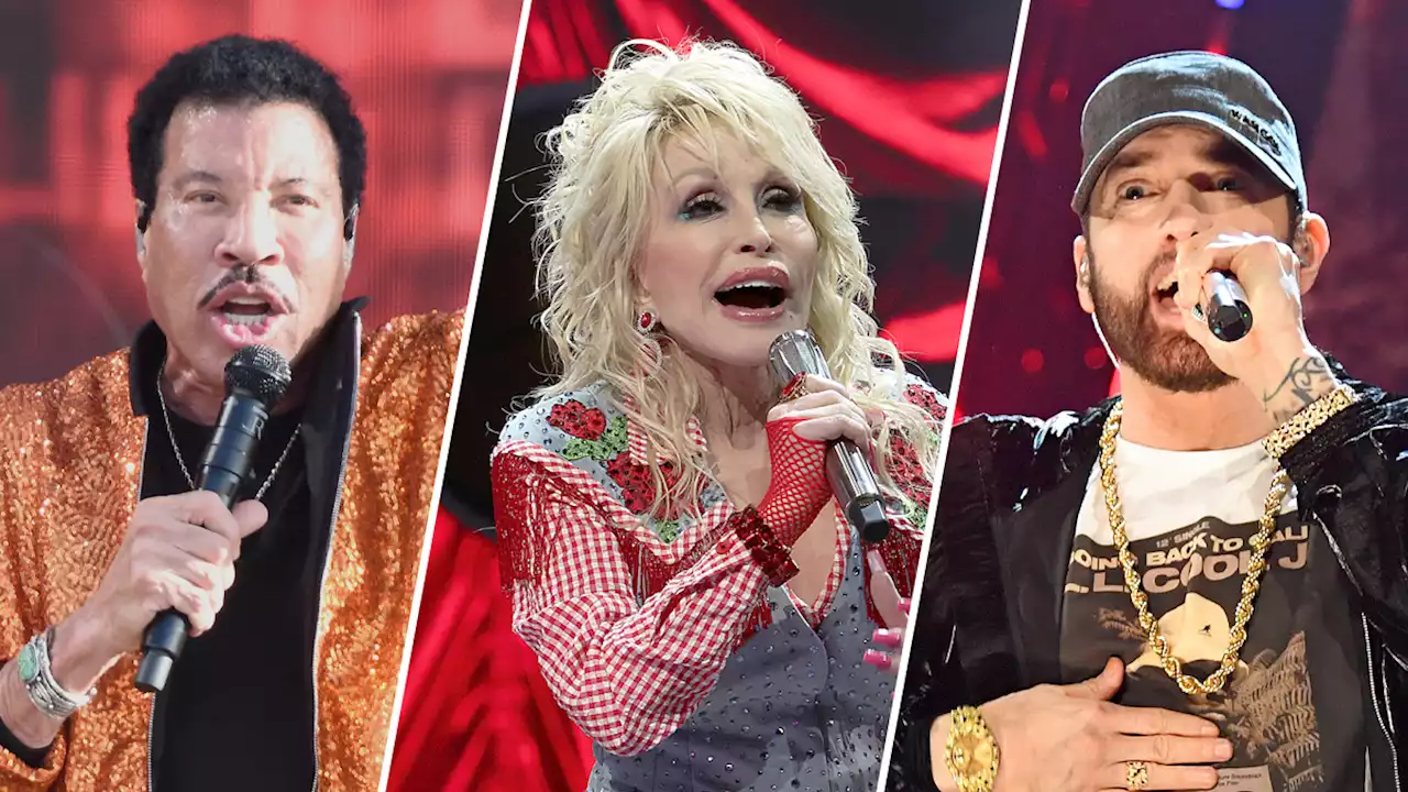 Dolly Parton, Eminem, Lionel Richie and More Inducted Into Rock & Roll Hall of Fame