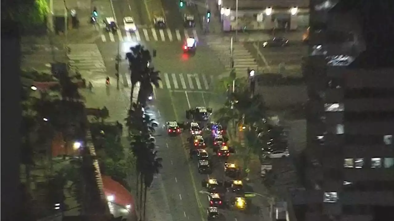 Tactical Alert Declared After LAPD Officer Injured by Protestors in DTLA