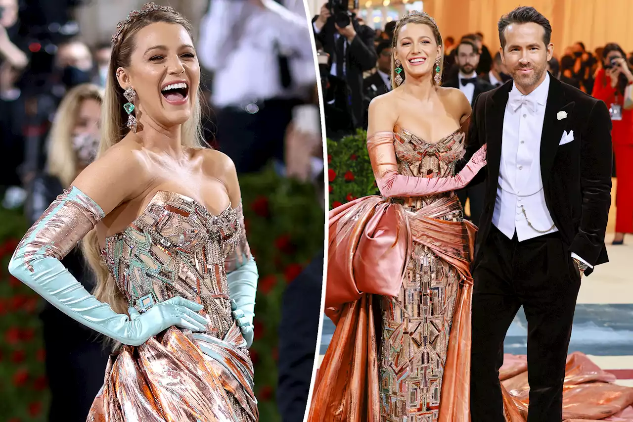 Blake Lively brings ‘gilded glamour’ to Met Gala 2022 red carpet