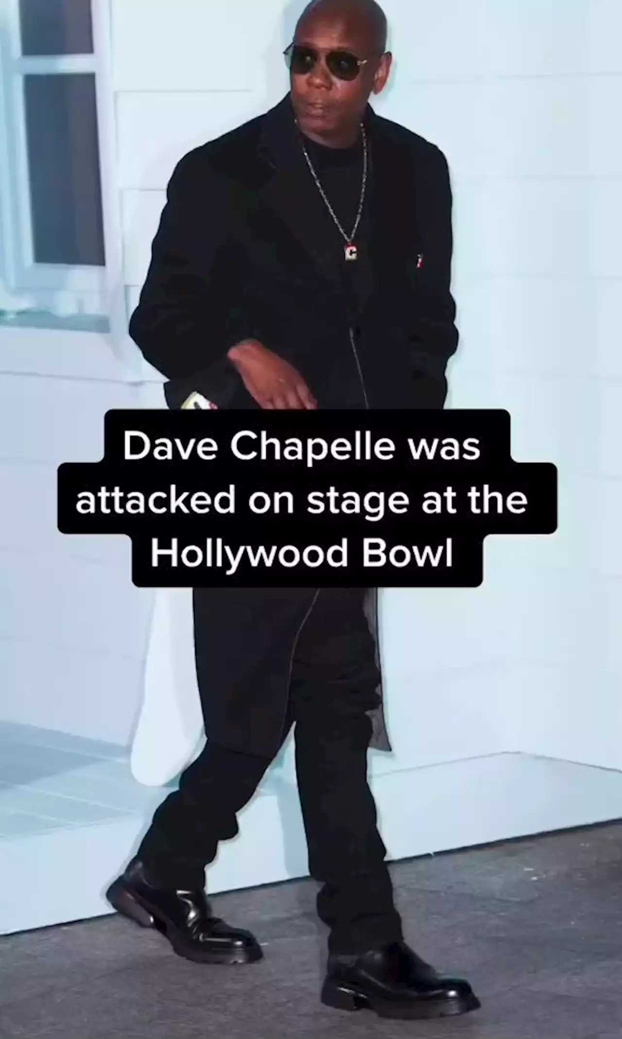 Dave Chappelle attacked on stage at Hollywood Bowl by audience member armed with weapon