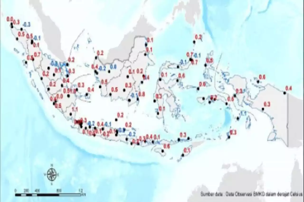 BMKG: Anomali Suhu Udara Bulan April Tertinggi ke-10 Sepanjang Periode Pengamatan 1981