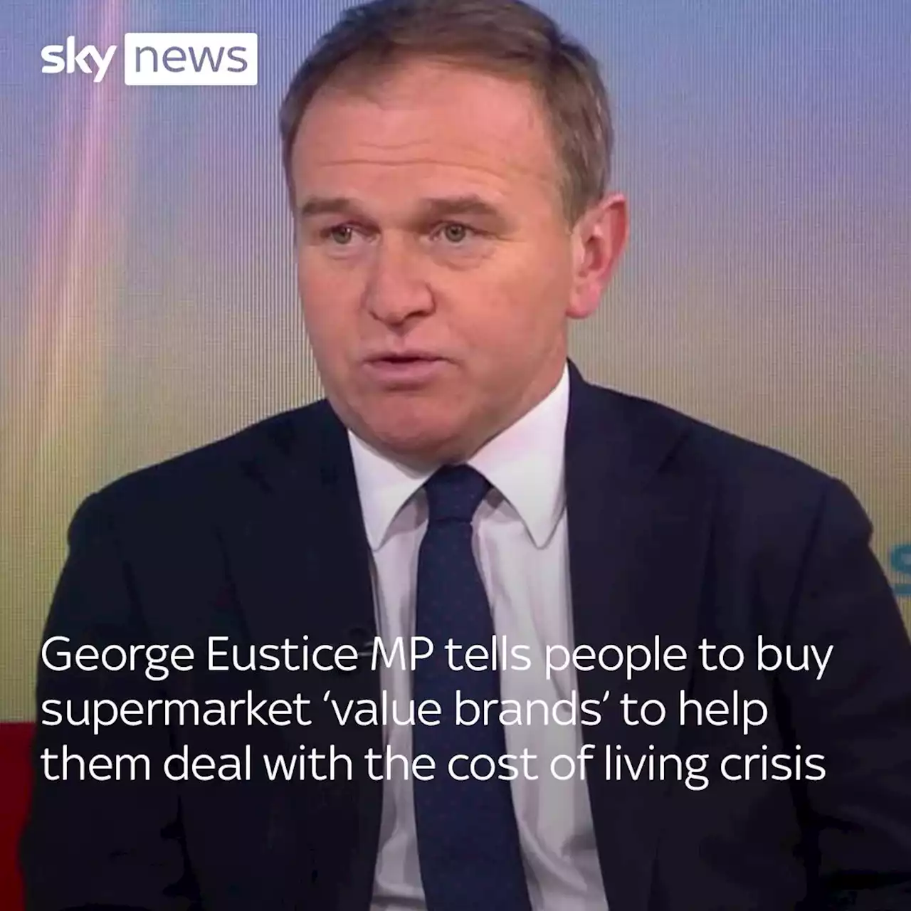 Buy 'value brands', cabinet minister says, as shop prices increase at fastest rate in more than a decade