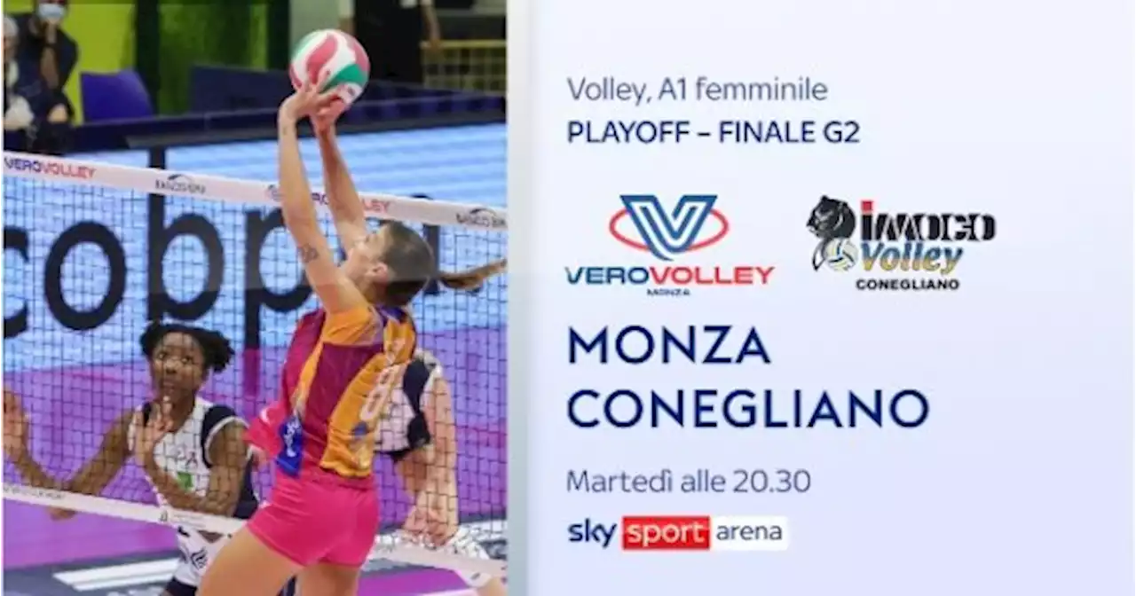 Monza-Conegliano: gara 2 questa sera LIVE su Sky