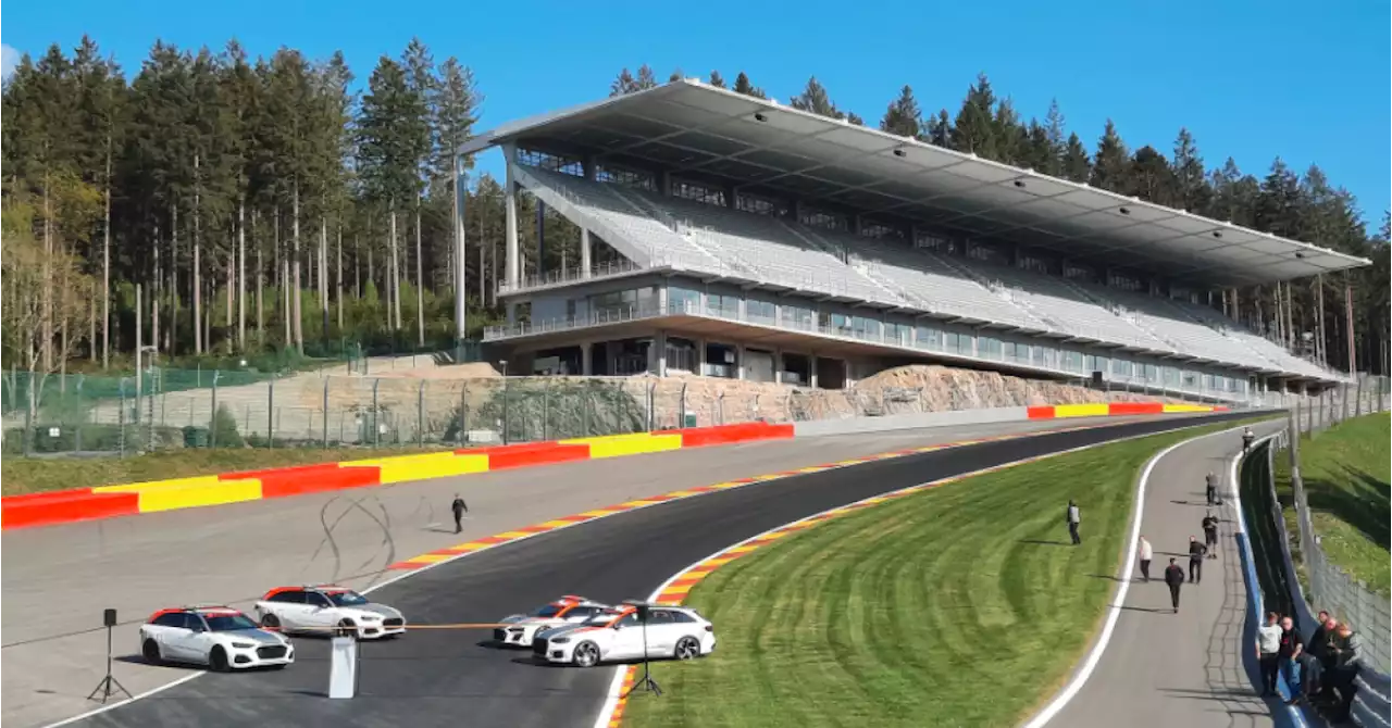 Une nouvelle tribune au sommet du Raidillon inaugurée sur le circuit de Spa-Francorchamps (photos)