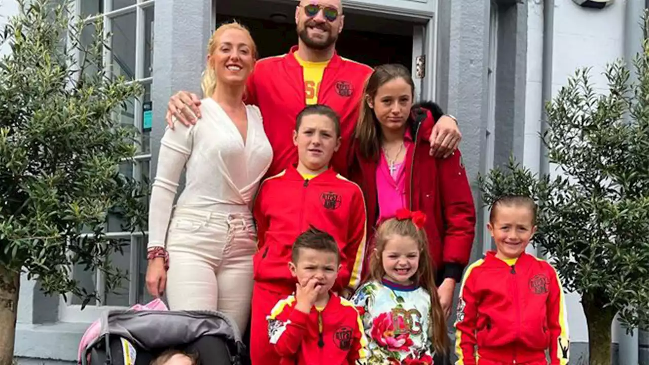 Paris Fury enjoys a family day with Tyson & their six kids in matching outfits