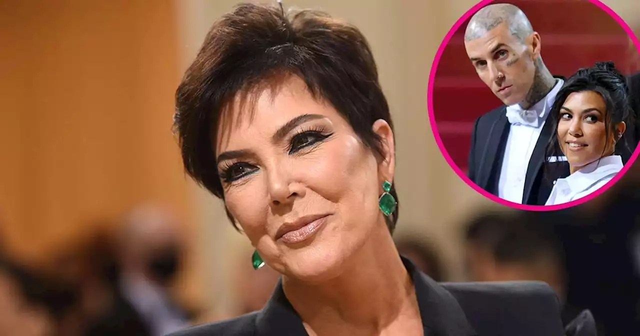 Kris Jenner Toasts Kourtney, Travis' Engagement: 'You Guys Are So in Love'