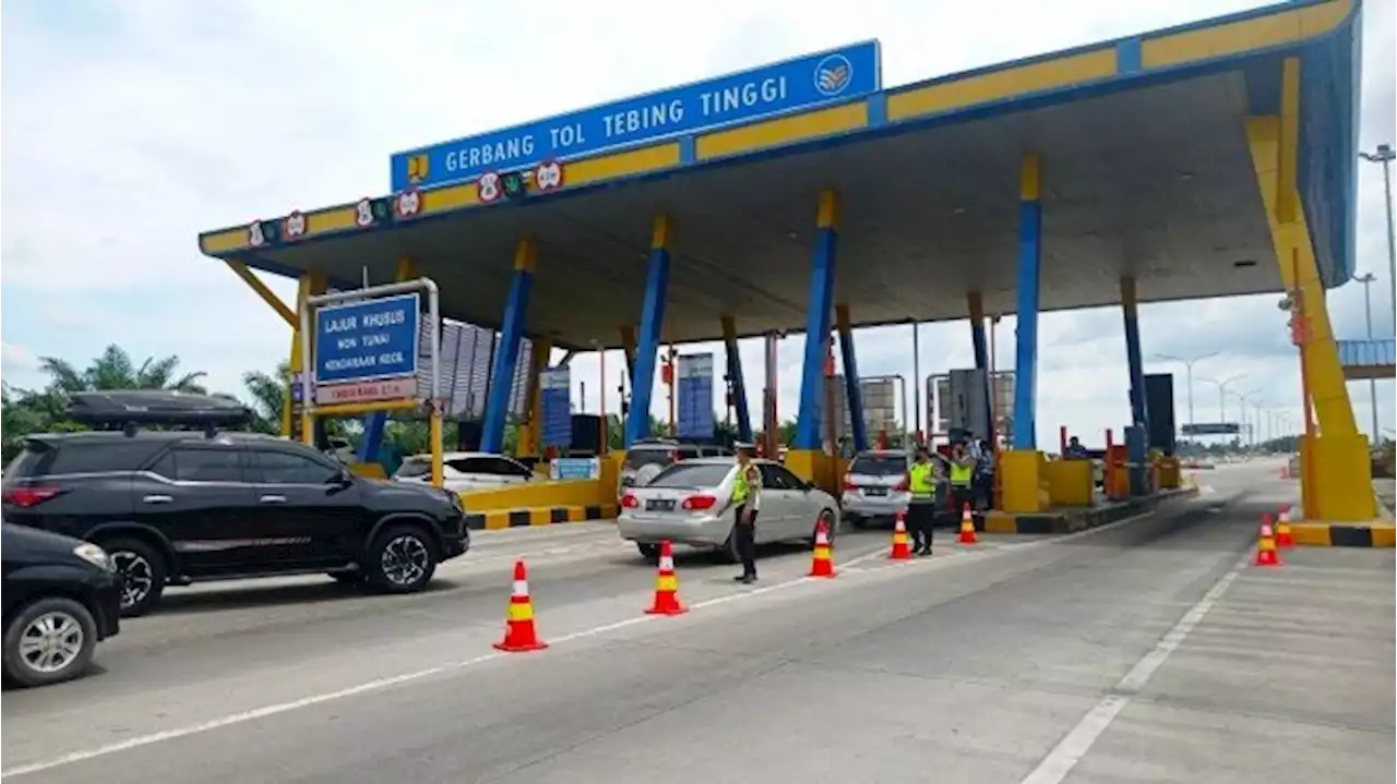 34 Ribu Kendaraan Lintasi Gerbang Tol Tebing Tinggi Dalam Dua Hari