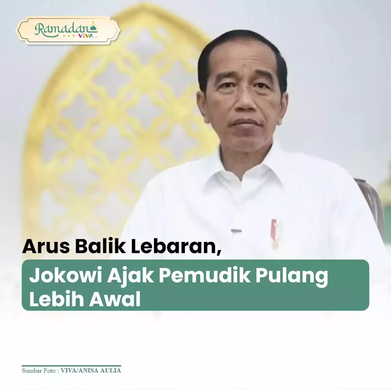 Arus Balik Lebaran, Jokowi Ajak Pemudik Pulang Lebih Awal