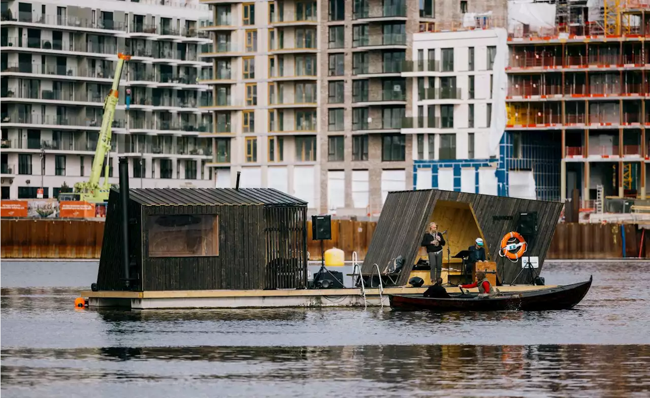 Take a plunge with Oslo’s floating sauna island