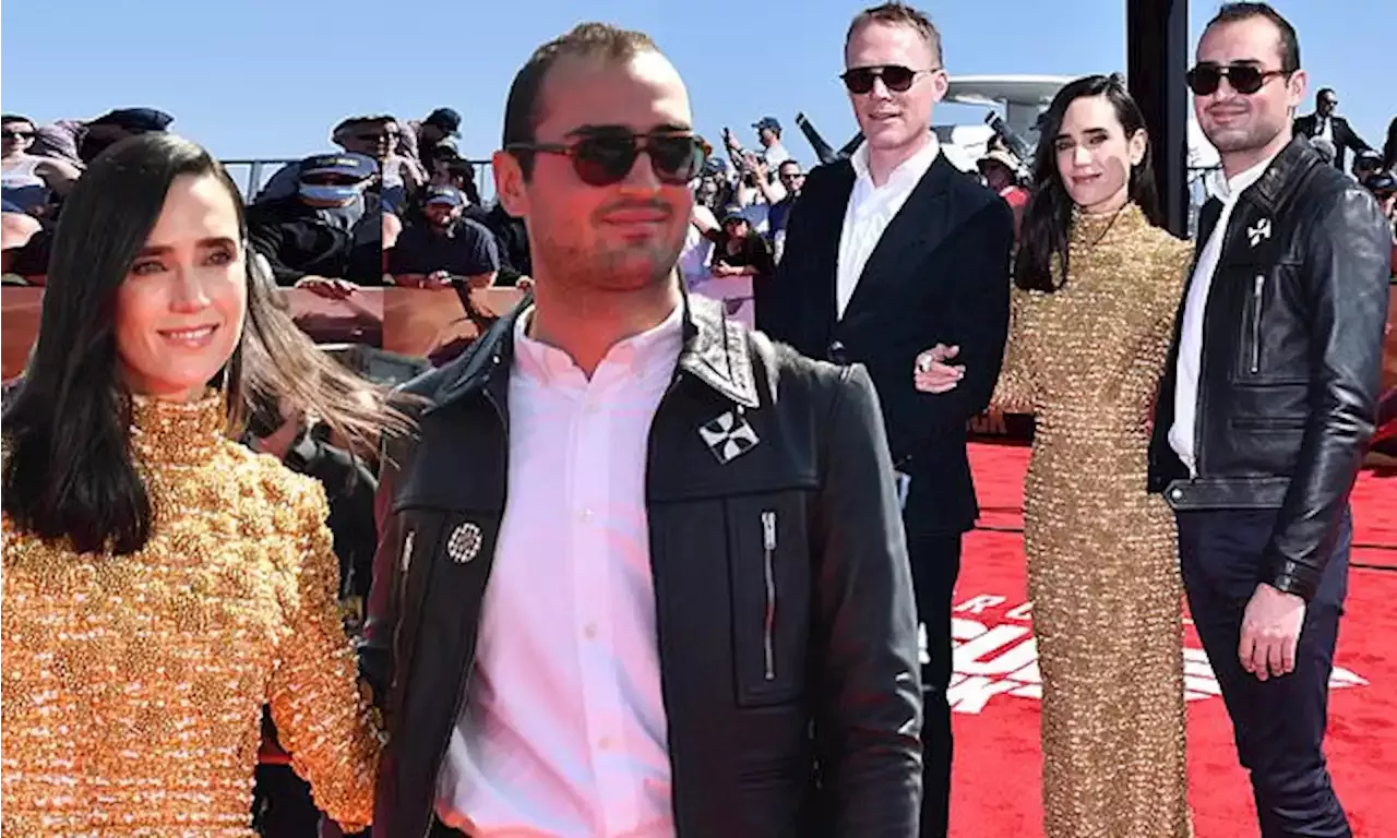 Jennifer Connelly, Paul Bettany Bring Her Son Kai to Top Gun Premiere