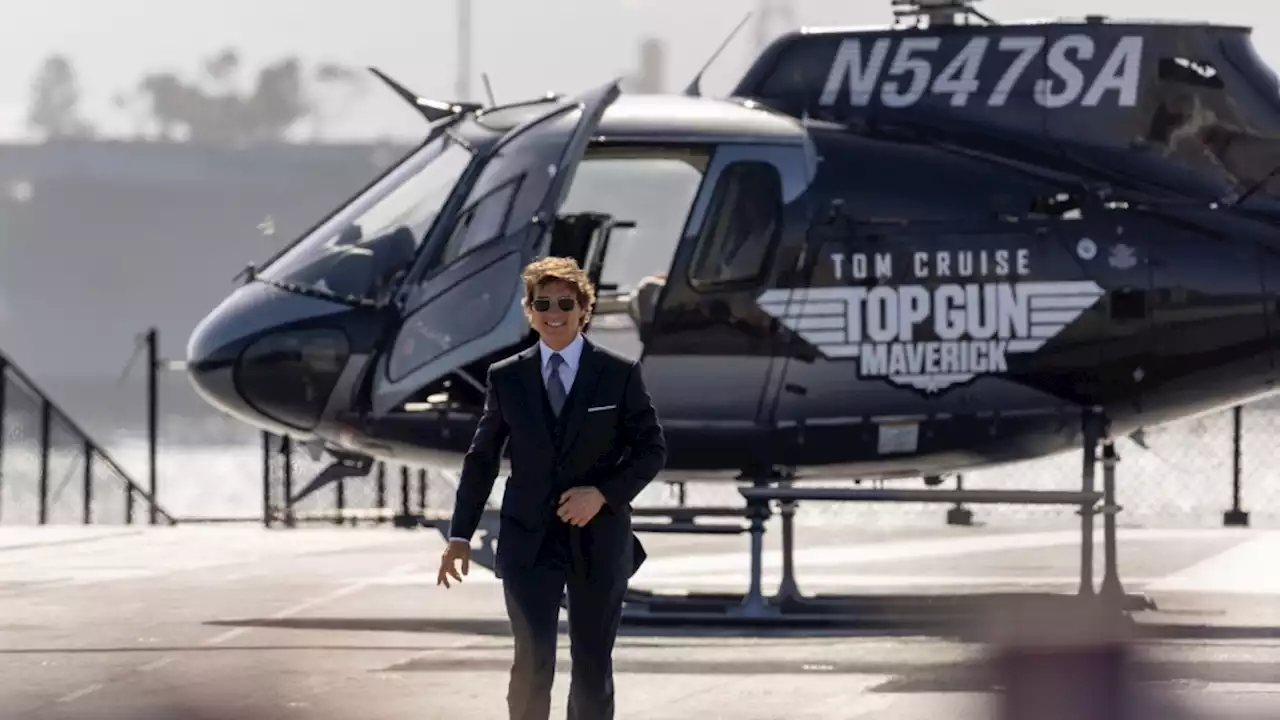 Inside ‘Top Gun: Maverick’s’ San Diego Premiere Spectacle, Including Tom Cruise’s Helicopter Arrival