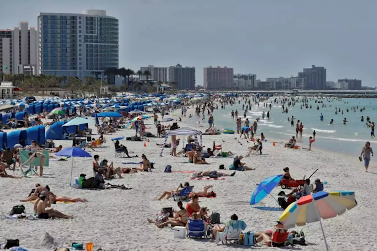 Florida deputy runs over beachgoer lying on sand