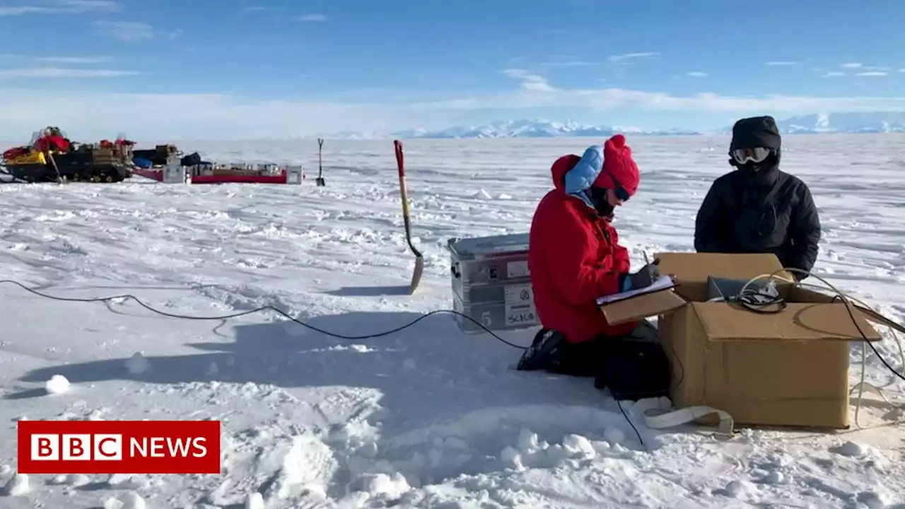 Huge volume of water detected under Antarctic ice