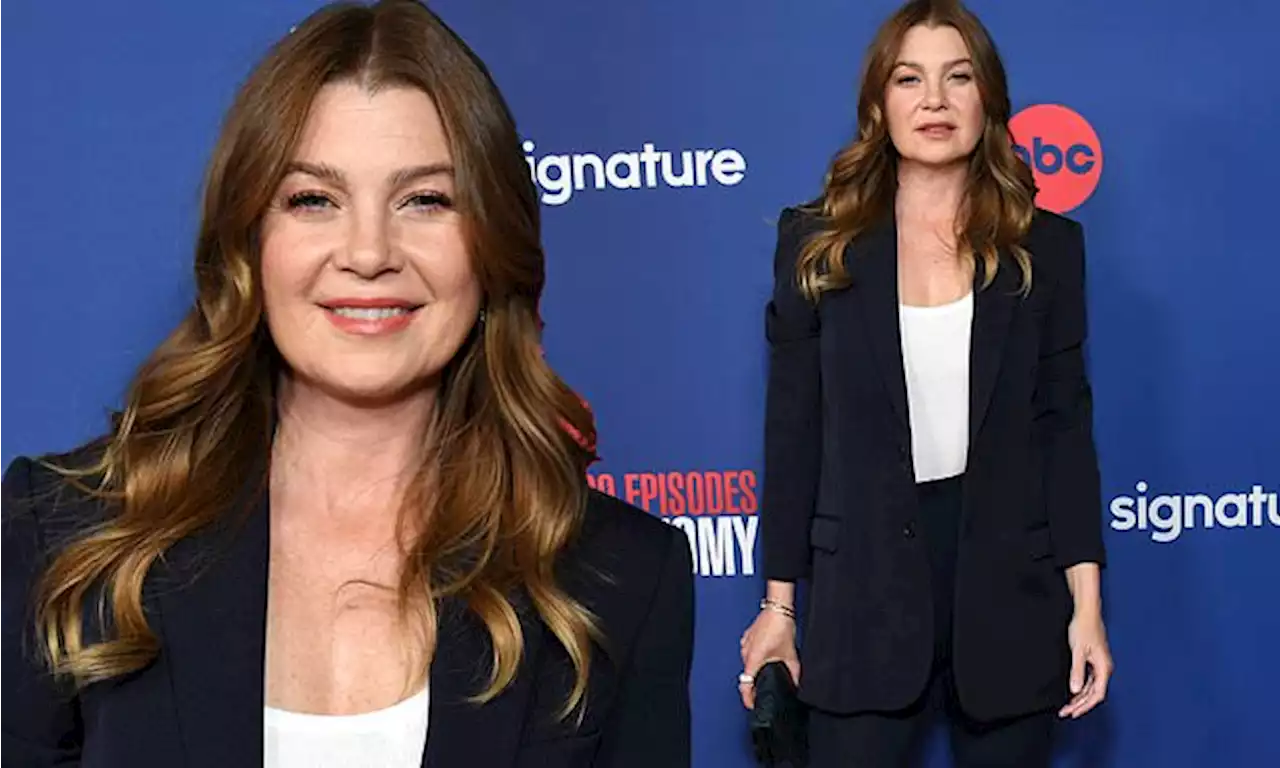 Ellen Pompeo steps out celebrating the 400th episode of Grey's Anatomy