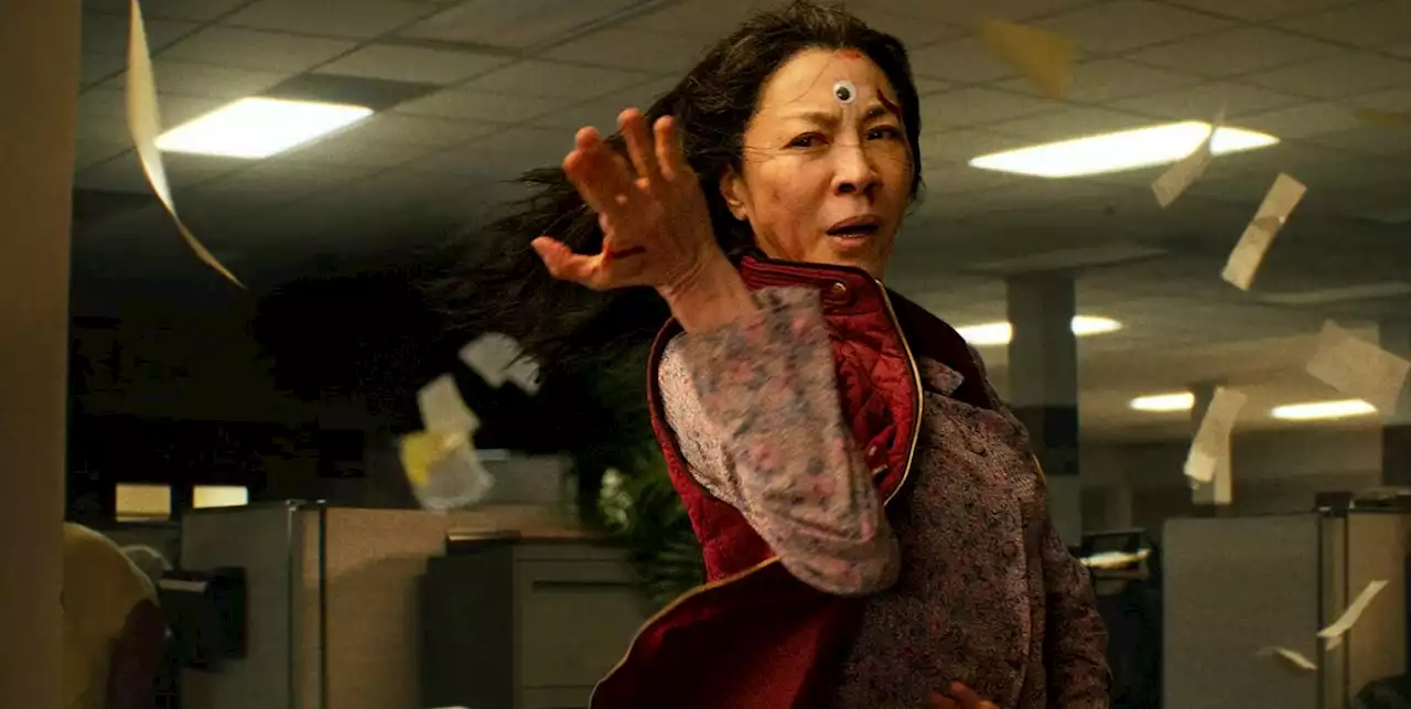 Michelle Yeoh teases 'crazy-ass stunts' in Everything Everywhere All At Once