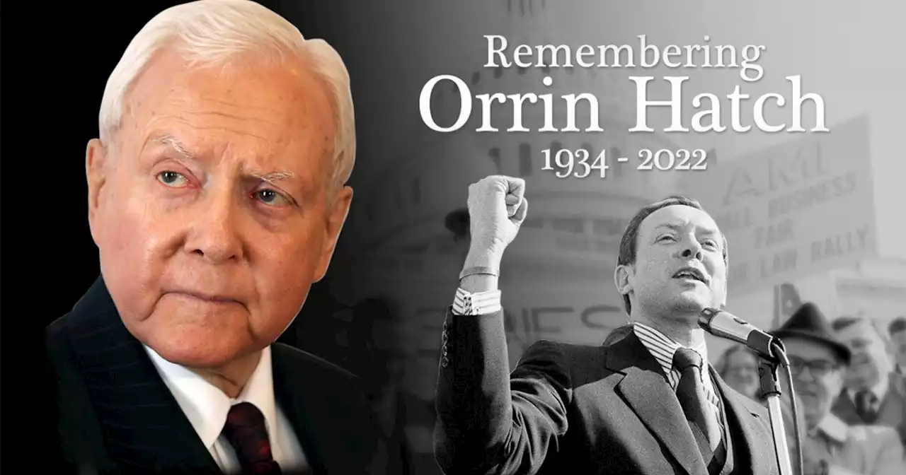 Family, dignitaries honor Sen. Orrin Hatch during funeral service