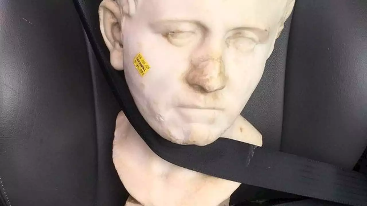 Roman bust looted in WWII sold at Texas Goodwill store for $35