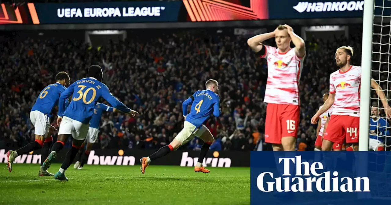 Rangers’ Lundstram strikes late to beat RB Leipzig to Europa League final