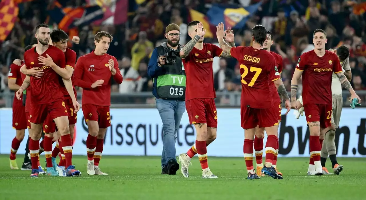 Roma-Leicester, Abraham-gol: si va in finale a Tirana. Tante emozioni e tifosi in delirio